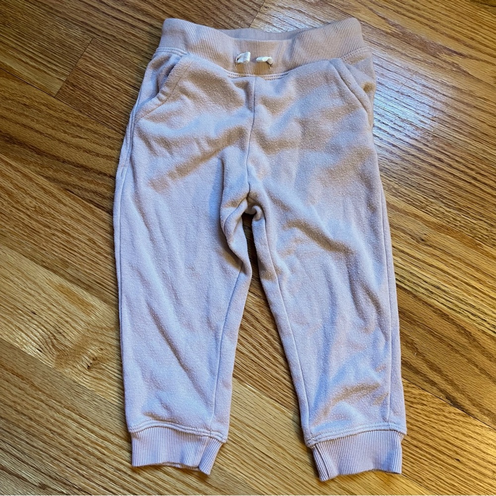 Little Co by Lauren Conrad light mauve jogger sweatpants size 2T